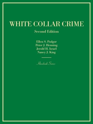 cover image of White Collar Crime